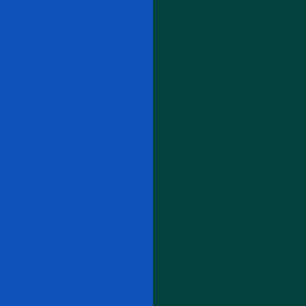 Sapphire Blue and Emerald Green Color Palette