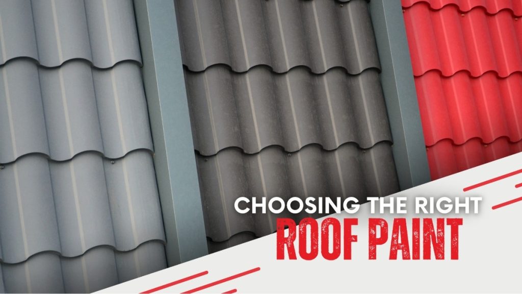 Choosing the Roof Paint