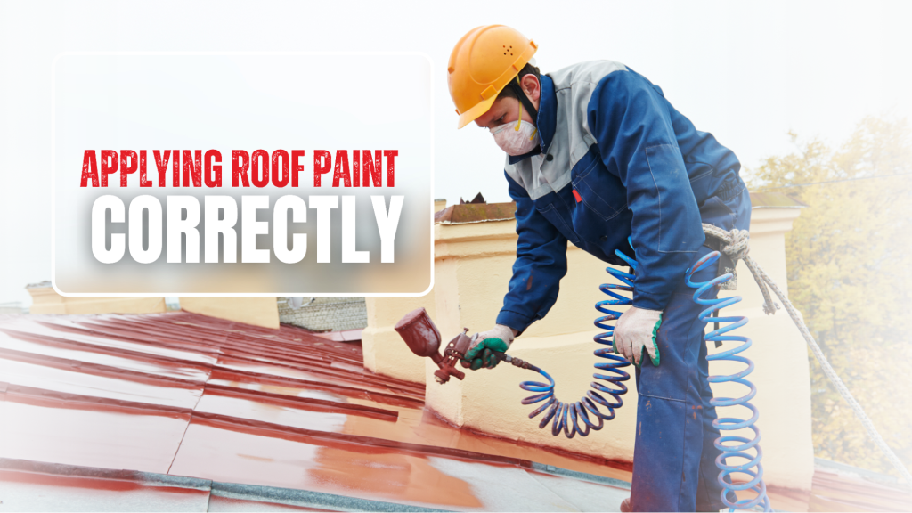 Applying Roof Paint