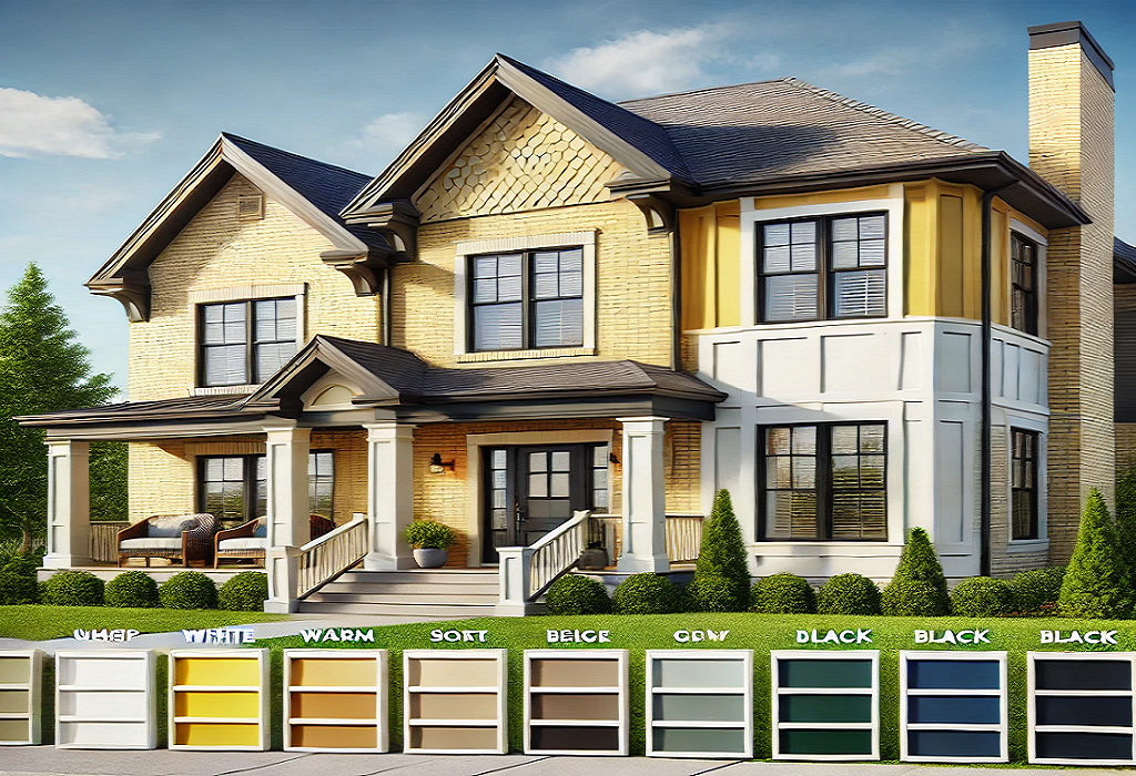 Popular Trim Colours for Yellow Brick Houses